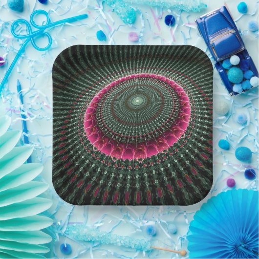 Künstlerisches Muster Pappteller (Party)