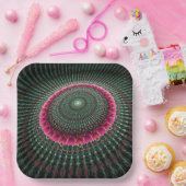 Künstlerisches Muster Pappteller (Party)