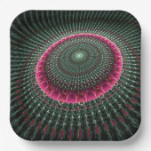 Künstlerisches Muster Pappteller (Vorderseite)