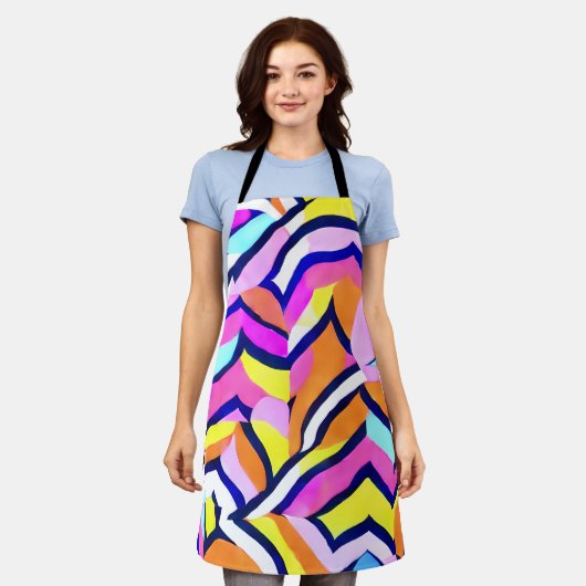 Künstlerisches Muster Schürze (Getragen)