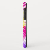 Künstlerisches Neon-Regenbogen-Gefärbte Krawatte W Case-Mate iPhone Hülle (Hinten/Links)