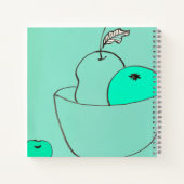 Künstlerisches Notebook 1 individuell anpassbar Notizblock (Rückseite)