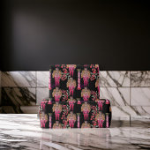 Künstlerisches Nutcracker Soldiers Holly Wrapping Geschenkpapier