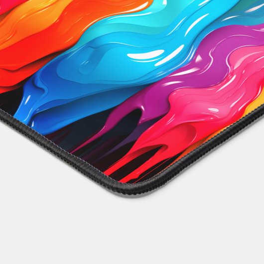 Künstlerisches Paint Design Schreibtischunterlage (Ecke)