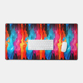 Künstlerisches Paint Design Schreibtischunterlage (Tastatur & Maus)