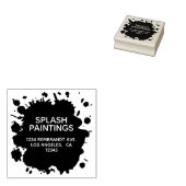 Künstlerisches Paint Splash Blot - Künstlerische R Gummistempel (Stempel)