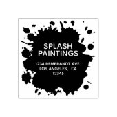 Künstlerisches Paint Splash Blot - Künstlerische R Gummistempel (Prägung)