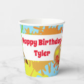 Künstlerisches Party Personalisiert Pappbecher (Links)