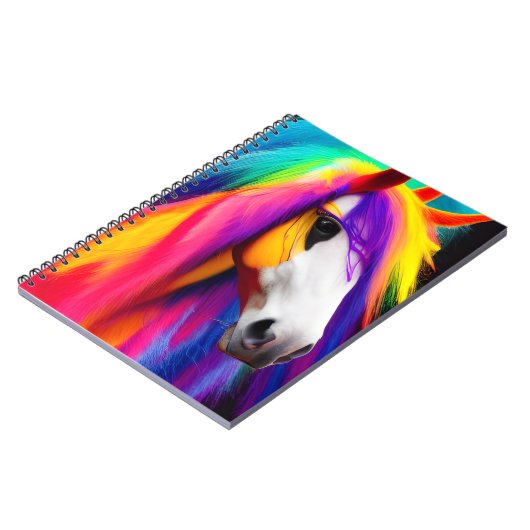 Künstlerisches Pferd Notizblock (Linke Seite)