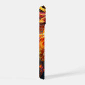 Künstlerisches Pferdeschlitten iPhone Hülle (Rechte Seite)