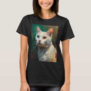 Künstlerisches Portrait Khao Manee Vibrant Ölgemäl T-Shirt
