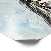 Künstlerisches Portrait Mit einer Frau Abstrakt Fotodruck (Ecke)