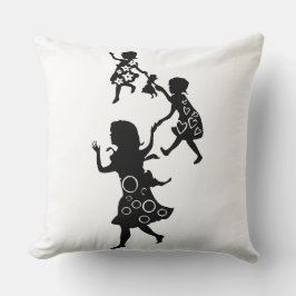 Künstlerisches Portrait werfen Kissen