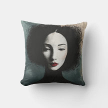 Künstlerisches Porträt einer Frau ohne Gesicht