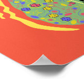 Künstlerisches Poster (Ecke)