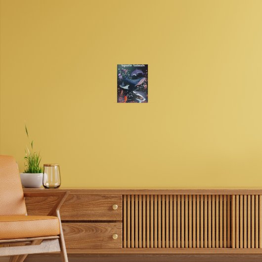 Künstlerisches Poster – einzigartige Wanddekoratio (Wohnzimmer 2)