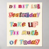 Künstlerisches Poster mit Inspiration (Vorne)