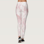 Künstlerisches Rosa  Leggings (Rückseite)