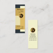 Künstlerisches SäulenGebäude blockiert CEO-Gründer Mini Visitenkarte (Vorne/Hinten)