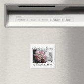 Künstlerisches Save the Date Hochzeitsmagazin Magnet (In Situ (Geschirrspüler))
