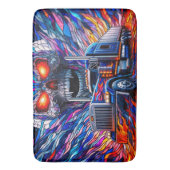 Künstlerisches Schädeldesign Badematte (Vorderseite Vertikal)