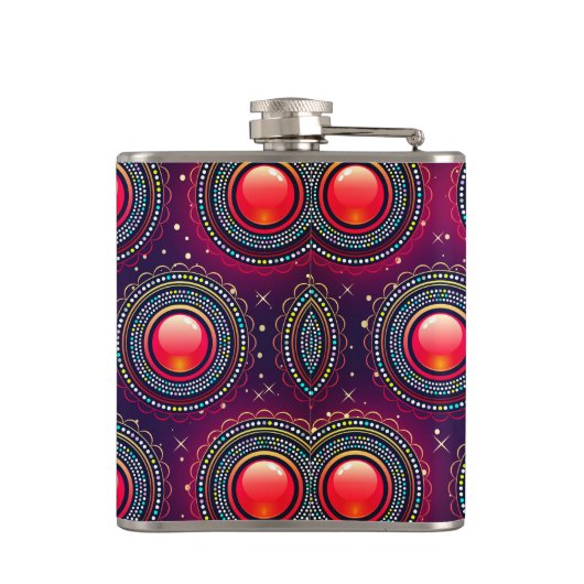 Künstlerisches Schaltmuster Flachmann (Rückseite)