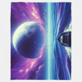 Künstlerisches Schiff Fleecedecke (Vorderseite)