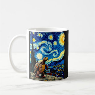 Künstlerisches Schildkröten-Shirt Sternennacht-Sch Kaffeetasse