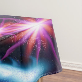 Künstlerisches schlanke Galaxie-Design Tischdecke