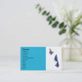 Künstlerisches Schmetterlings-Fliegen im Himmel Visitenkarte (Stehend Vorderseite)