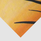 Künstlerisches Schmetterlingsdekouver Seidenpapier (Detail)