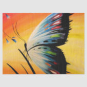 Künstlerisches Schmetterlingsdekouver Seidenpapier (Vorderseite)