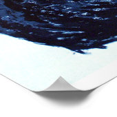 Künstlerisches Schwarzhornposter Poster (Ecke)