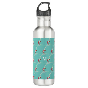 künstlerisches Schwimmen Edelstahlflasche