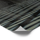 Künstlerisches Science-Fiction-Poster "Walking in Poster (Ecke)