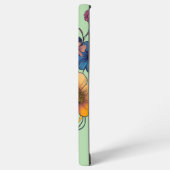 Künstlerisches Set schöner Blume Samsung Galaxy Hülle (Linke Seite)