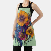 Künstlerisches Set schöner Blume Schürze (InSitu)