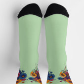 Künstlerisches Set schöner Blume Socken (Oben)