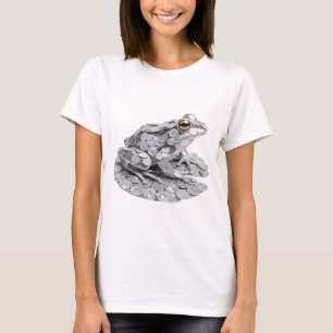 Künstlerisches Silber ABSTRACTE KUNST Abstrakte Ge T-Shirt