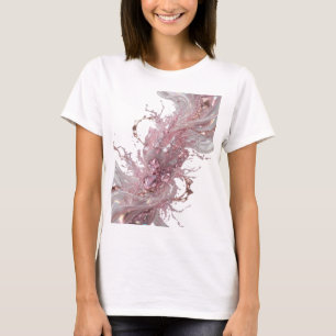 Künstlerisches Silber ABSTRACTE KUNST Abstrakte Ge T-Shirt