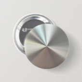 Künstlerisches silbernes Metall Button (Vorne & Hinten)