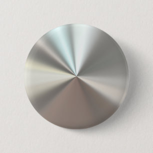 Künstlerisches silbernes Metall Button