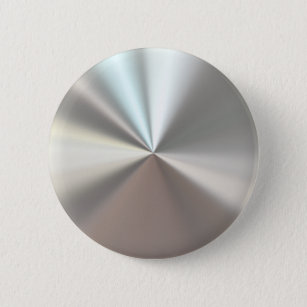 Künstlerisches silbernes Metall Button