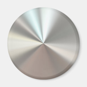 Künstlerisches silbernes Metall Magnet
