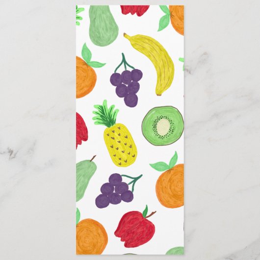 Künstlerisches Sommerkolorstenmuster Programm (Rückseite)