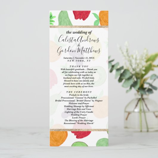 Künstlerisches Sommerkolorstenmuster Programm (Stehend Vorderseite)