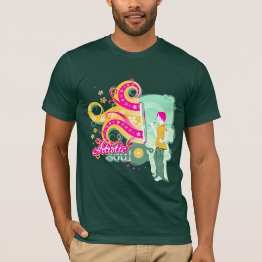 Künstlerisches Soul T-Shirt (Vorderseite)