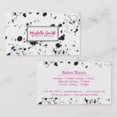 künstlerisches Spatter Visitenkarte (Vorne/Hinten)