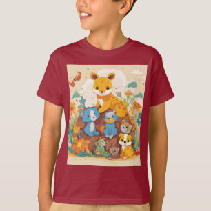 Künstlerisches Spielverhalten von Kindern Tierdesi T-Shirt