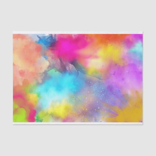 Künstlerisches Splash-Papier Seidenpapier (Vorderseite)